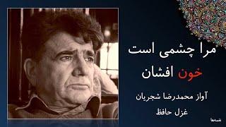 آواز بی نظیر محمدرضا شجریان - غزل حافظ - مرا چشمیست خون افشان ز دست آن کمان ابرو - آلبوم دلشدگان