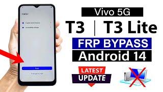 Vivo T3/  T3 Lite 5G : Google Account/ FRP Bypass - 100% Working Method (Without Pc)