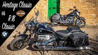 Harley-Davidson Heritage Classic vs BMW R 18 Classic. Which cruiser is best? You may be surprised!