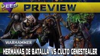 ¡Nuevos Codex y Chapter! HERMANAS DE BATALLA vs CULTO GENESTEALER| Informe Warhammer 40.000