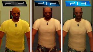 GTA Vice City Stories | PSP vs PS2 vs PS3 | Graphics Comparison