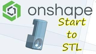 Basic OnShape Tutorial for 3D Printing | Designing a Simple Functional Part