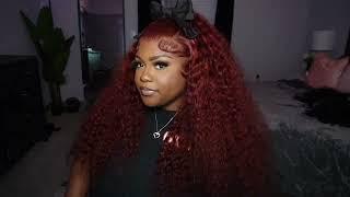 Let Me Put You Onto A BOMB $130 AMAZON WIG 13x4 Reddish Brown Water Wave Wig | HONEST REVIEW