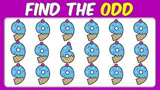 【Emoji Quiz : Find the Odd Emoji out】Numbers and Letters Edition | Spot the Odd One #165