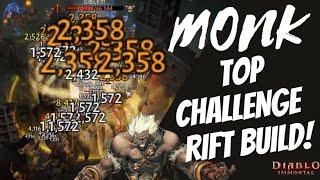 Top Challenge Rift Build for Monk / Utilizing Armory / Vithu's + Shalbaas! | Diablo Immortal