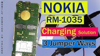 Nokia Rm 1035 Charging Problme Jumper Ways 100% Working