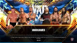 WWE 2K23 - Wargames Online Multiplayer Match (My first ever WWE 2k23 Gameplay)