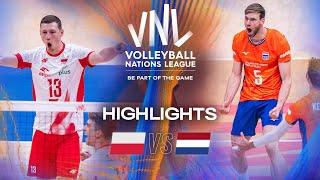 Poland  vs. Netherlands  - Highlights | Week 1 | Men's VNL 2025