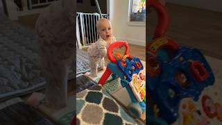 Stella’s first steps! #stella #baby #cute #funnyshorts #shorts #fyp #foryou