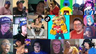 Mario Attempts Tik Tok Challenges Reaction Mashup