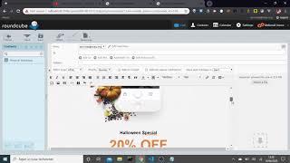 How to send a custom HTML email using roundcube