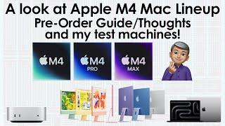 Macs M4 Lineup, Buyers Guide & Testing Machines!