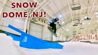 INSANE SNOWBOARDING at BIG SNOW, NJ! (The American Dream Mall!)