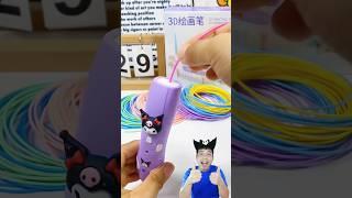 Kuromi 3D pen | bút vẽ 3D không gian kuromi #kawaii #sanrio #kuromi #shortsviral