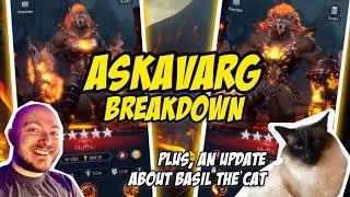 ASKAVARG BREAKDOWN | Plus, saying goodbye to my little co-star, Basil the Cat