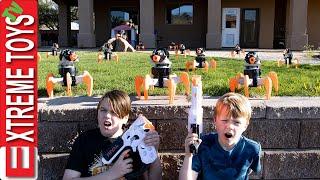 Room Defense Drone Activated! Sneak Attack Squad has Trouble with Nerf Terradrone!