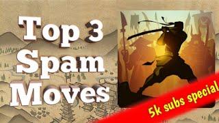 3 Most OP Spam Moves | Shadow Fight 2