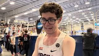 Gary Martin after runner-up finish in 3k at 2025 NCAA indoors