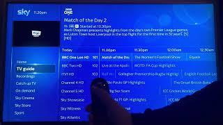 How To Turn Off Your TV Using Sky Q Remote