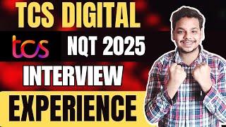 Easy TCS Digital Interview Experience | TCS Digital 2025 Interview Questions | TCS NQT 2025