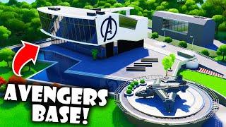 We Built the Avengers HQ in 4 hours in Fortnite Creative!