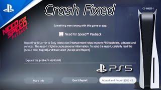 How to fix game crash on PlayStation 5 || Game crash fix on PS 5 || Need For Speed Payback PS5 crash