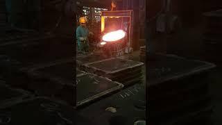 Melting of chrome cast iron with 28% %cr and 12% Ni