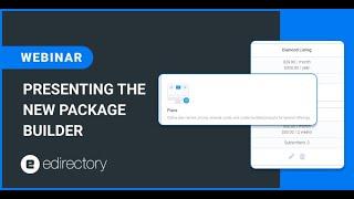 eDirectory Webinar - Master the New Package Builder