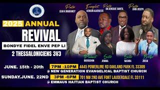 2025 ANNUAL REVIVAL DAY #5  | NGEBC | 6/19/25