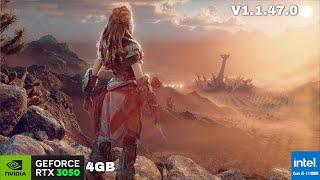 Horizon Forbidden West V1.1.47.0 | RTX3050 4GB | i5 11400H | 2*8GB RAM