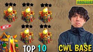 TOP 10 TH16 CWL Base Link 2024 | TH 16 WAR+CWL LEGEND BASE LINK | TH16 BASES AFTER TH17 UPDATE 