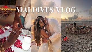 WE'RE ENGAGED!  | Maldives Vlog & The Proposal