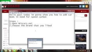 Need For Speed : Carbon : How to install car mods tutorial !!