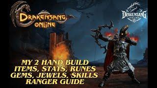 Drakensang Online - My 2 Hand Build, Items, Stats, Runes, Gem, Jewel, Ranger Guide,  Drakensang, Dso