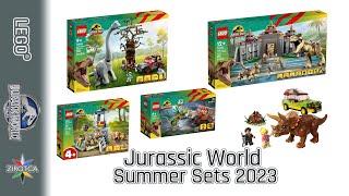 LEGO Jurassic World Summer 2023 | LEGO 76957 | LEGO 76958 | LEGO 76959 | LEGO 76960 | LEGO 76961