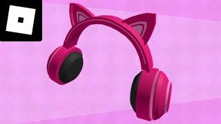 [EVENT] How To Get The *FREE* Pink Cat Ear Headphones | ROBLOX Sunsilk Hair Care Lab Tycoon ^^