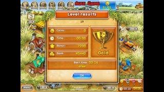 Farm Frenzy 3 Madagascar (level 19) only GOLD Веселая ферма 3 Мадагаскар (Уровень 19) Золото