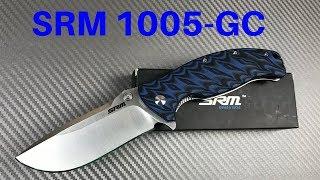 Sanrenmu SRM Series 1005-GC G10 linerlock Knife   Brothers with Real Steel Thor T101 !