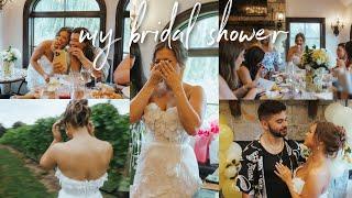 1 HOUR BRIDAL SHOWER VLOG  emotional moments, prep with me, dining room makeover & MORE