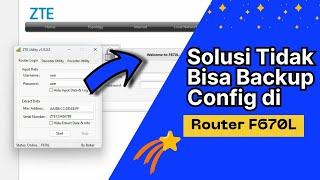 USERNAME DAN PASSWORD ADMIN BAWAAN WIFI ROUTER ZTE F670L