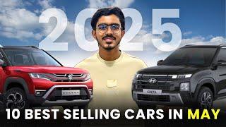 TOP 10 BEST SELLING CARS IN MAY 2025 – MARUTI, TATA, HYUNDAI, KIA, MAHINDRA WHO RULED? ️