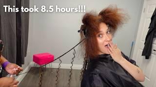 COME WITH ME TO GET 8.5 HOUR GODDESS BRAIDS!!