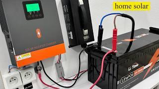 how to install a home solar energy storage system, Complete installation, LiTime