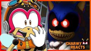 Charmy Reacts to [SFM] Tails in Lights Out (Sonic.exe)