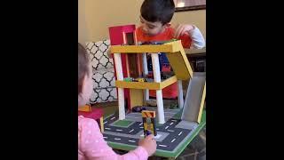 Cardboard Car garage | cardboard crafts