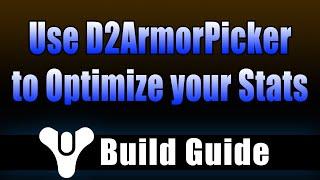 Setting up your builds with D2ArmorPicker | Intermediate Guide | Destiny 2 S23