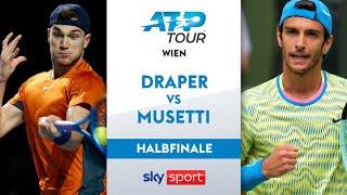 Draper  vs. Musetti  - Halbfinale | Erste Bank Open Wien 2024 | Highlights Sky Sport Tennis