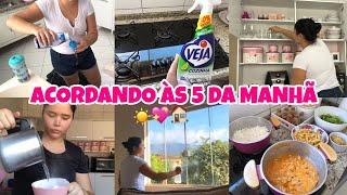 DONA DE CASA PRODUTIVA | Minha rotina acordando as 5 da manhã, motivação para o dia a dia