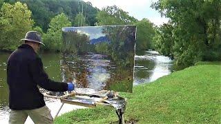 Kyle Buckland PLEIN AIR PAINTING Demo Timelapse | Impressionism Art Demonstration | Landscape