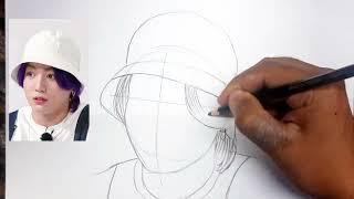 BTS Drawing // BTS Jungkook Drawing // BTS